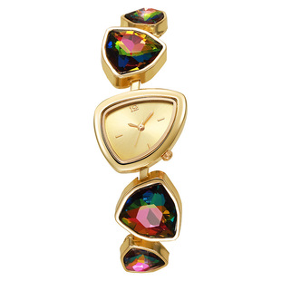 Gold shell colored diamond