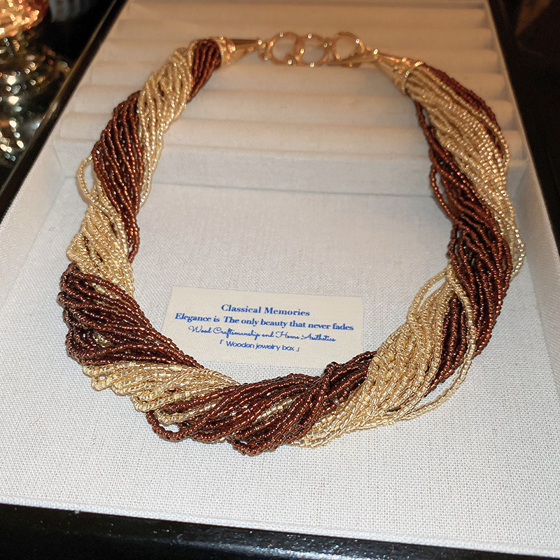 Necklace-brown