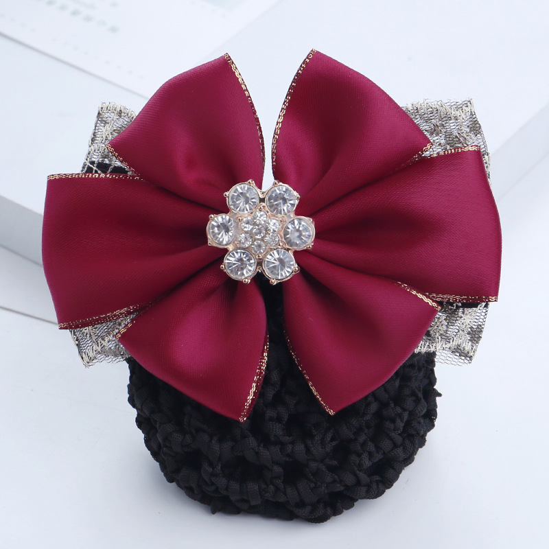 Lace plum Diamond golden edge rose red JF