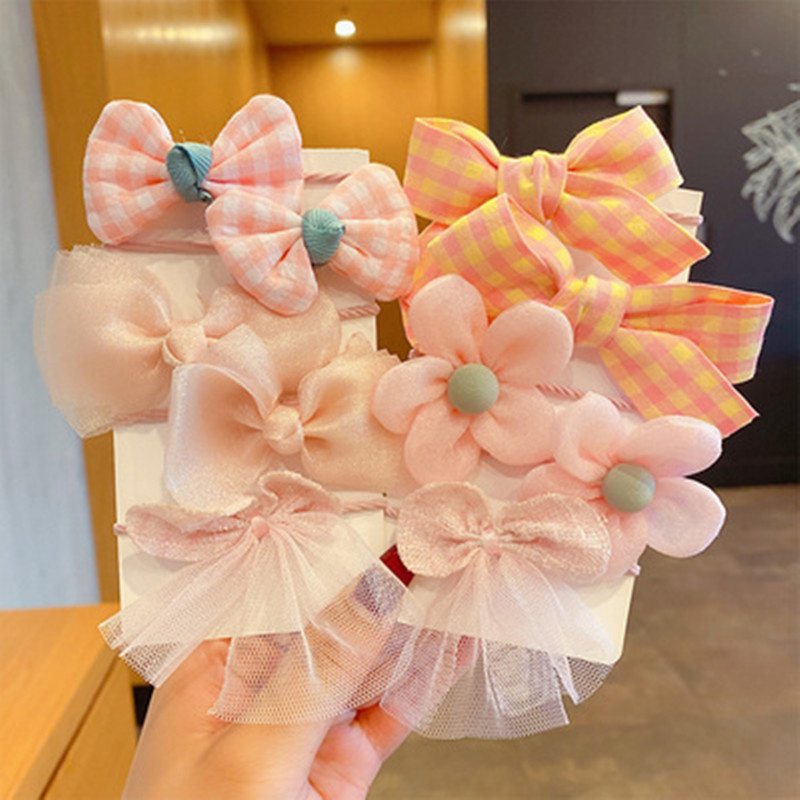 7 orange bow hair rope 10-no paper jam